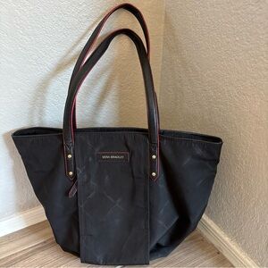 Vera Bradley Black Tote with Red Accents